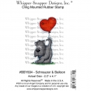 Whipper Snapper Cling - Schnauzer & Balloon